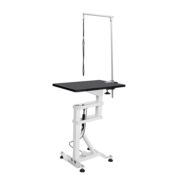 Mesa quadrada para tratamento de animais de estimação com elevador pneumático